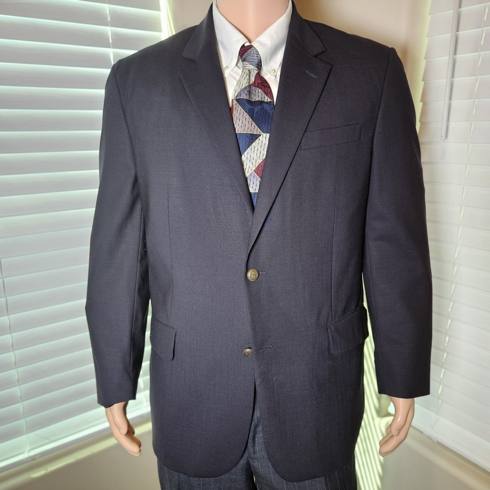 JoS.A.Bank Traveler Blazer 42R Blue